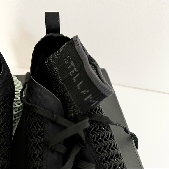 ADIDAS x STELLA MCCARTNEY Limited Edition Alphaedge 4D Printed Sneakers in Black - Picture 8 of 12